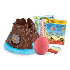 러닝리소스 화산 분출 폭발 실험 키트 3827 장난감 자연 유아 초등 과학, 1개