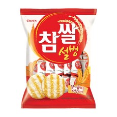 크라운 참쌀설병, 128g, 8개