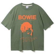 앨빈클로 BOWIE 오버핏 통기성 반팔 티셔츠 AST4571