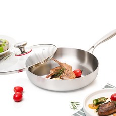 스피세프 316 스텐 통5중 프라이팬 인덕션 후라이펜, 1개, 28cm
