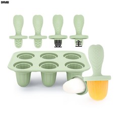 DFMEI 母嬰用品牙膠嬰兒磨牙棒嬰幼兒口欲期防吃手0-6-12個月寶寶咬膠, 1個, 如圖, 【墨綠-6連C款】磨牙冰棒底託+3直柄空心+3直柄實心