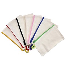 무지 미니 만들기 손잡이 체험 미술 린넨 파우치 7색