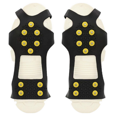 10爪防滑冰爪鞋套 戶外登山雪地行走裝備, S款-孩童適用(一雙)