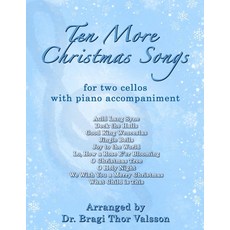 (영문도서)Ten More Christmas Songs for two Cellos: cello duets Paperback, Independently Published, English, 9798287151454
