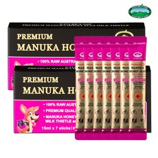 네이쳐스탑 호주 프리미엄 마누카허니 밀크씨슬 헛개나무 꿀스틱 14포, 1개, 15ml