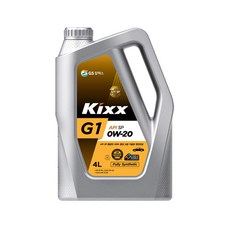 GS칼텍스 킥스 GX7 SQ 0W20 4L 합성엔진오일 (구:킥스 G1 SP 0W20), 1개