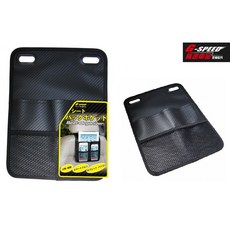 G-SPEED PR-73 碳纖紋 車用椅背置物袋 頭枕固定 手機平板 小物收納, 1個