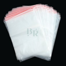 바구니룸1 튼튼한 투명비닐 PE지퍼백 100매(20x28cm) 슬라이드지퍼백