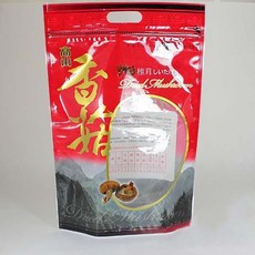 緣茂包材 2009 一斤紅香菇 手提夾鏈立袋 (320x480 75mm)(50入/包), 1套
