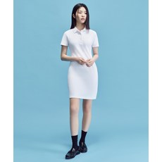 [무신사스탠다드] WOMAN [쿨탠다드] 우먼즈 피케 원피스 [화이트]