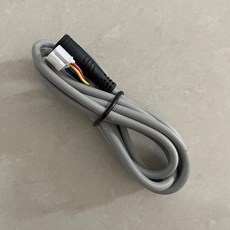 Kugoo M4/ M4 Pro 전기 스쿠터 대시 보드 커넥터 용 컨트롤러 케이블 모터 전원 코드 데이터 라인 부품, 색상: 1. 라이트 그레이, 1개