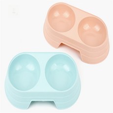 하영디자인 애완용 식기 애완견식기세트, 블루