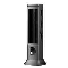 데스크 타워 팬 USB 충전식 3 속도 여름 환기 팬 수직 수평 전기 가정용 에어컨, 01 Grey, 1개