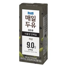 [매일유업] 매일 두유 검은콩 190ml x 72팩, 72개