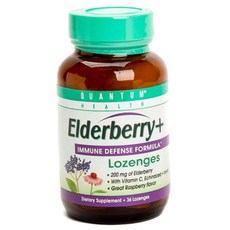 Quantum HEALTH 接骨木莓錠 200mg, 36顆, 1罐