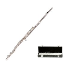 Sebrew S-212 16孔長笛 E鍵分割 C調, 銀色, 1個, S-212-閉孔