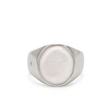 톰우드 스털링 실버 타원형 자개 링