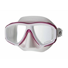 游龍潛水 PROBLUE MS-252W Ornata專業型 矽膠雙面鏡, 桃紅色