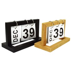 데스크탑 원목 나무달력 인테리어 다용도 날짜 표시 장식 소품