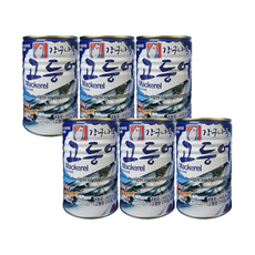 강구나루 고등어통조림 400g, 6개