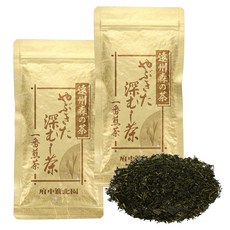 후추 籔키타엔 시즈오카현산 야부타 깊은 찜차 이치방 100g 이치방센차 찻잎 깊은 무시차 지퍼백 시즈오카차 숲의 차 2