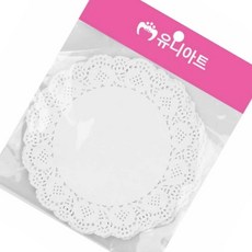 온가지사 1000 종이레이스 도일리 페이퍼 소 11cm 40개입 1개입 선물포장재료