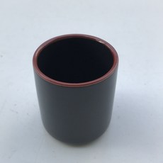 東昇瓷器餐具 黑霧紅邊台式牙籤罐HP-1720, 1個