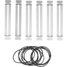 기타 프렛 프로텍터 3종 세트 좌도 스테인리스 스틸 프렛보드 프레트 드레싱 및 광택을 위한 베이스 가드 도구, Narrow Guards