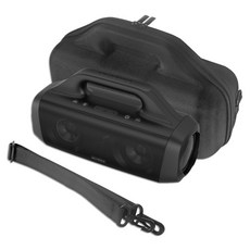 GRAYCO Anker Soundcore Motion Boom 專用硬殼附肩背帶保護殼, 黑色, 單一商品
