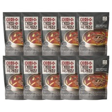 이화수 대파 육개장 깊고 개운한 국물, 10개, 520g
