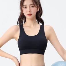 더블엑스 스포츠 브라 여성 다용도 달리기 운동 헬스 일체형 캡으로 실용적인 제품 탄탄한 스판