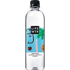 라이프water 프리미엄 강화 물 591밀리리터 병 591밀리리터 LIFEWTR Premium Enhanced Water 20 Oz Bottle 20 Fl Oz, 591ml