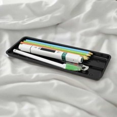 필기구 트레이 블랙 80x225x15mm 펜트레이 펜접시