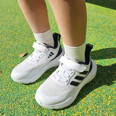 아디다스 키즈 포르타런 3.0 화이트 블랙 운동화 찍찍이 메쉬 어린이 신발