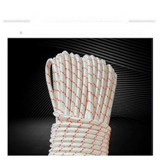 산악로프 로프 비상탈출용 로프줄 다용도 로프 등반용, 화이트 12mm 20m