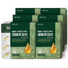 빌트루 파이토 식물성 100% 냉압착 캐나다산 대마종자유 1000 식약청인증 햄프씨드 오일, 6박스, 30정