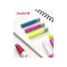 퀼트스타 쏘우라인 원단용 풀 글루펜(임시고정) 리필, 2개, 옐로우