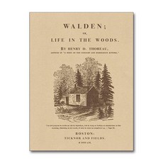 월든(초판본)(1854년 오리지널 초판본 표지디자인), 더스토리, 헨리 데이비드 소로