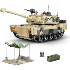 M2 브래들리 탱크 조립키트 (1350pcs) 어린이 성인레고블록 크리스마스 할로윈 선물 추천, B형