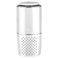 興雲網購 智能車家兩用空氣淨化器 HEPA+CARBO濾芯 負離子除甲醛, 白色