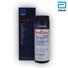애보트 유로칼라 유린 당뇨 단백뇨 뇨 소변 검사지 소변검사스틱 4종 10종 100매입, 1개