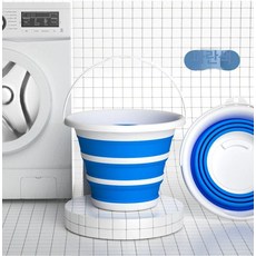 세차버킷 워시보드 대용량 휴대용 물통 차량용 3L블루캡없음, 블루 10L 중간 손잡이, 1ml