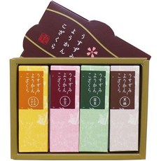 양갱 묽은 먹물 우스즈미 코자쿠라 미니 식 과자 노점 선물 4개입 1세트, 1상자