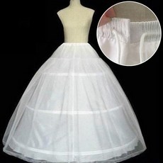 패티코트 롱 캉캉 무골 속치마 언더스커트 전통의상 풍성