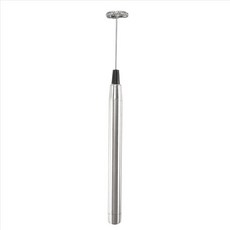 휴대용 전기 우유 Frother 거품 제조기 휴대용 거품기 고속 음료 믹서 Frothing Wand, 은, A11