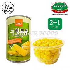 LALI Canned Whole Kernel Sweet Corn 420g / 스위트 콘, 3