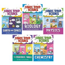 漫畫科學系列：地球與太空、生物學、物理學、化學、週期表, Hodder & Stoughton UK