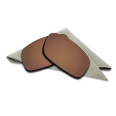 Larized 오클리 캔틴 2014 다양한 옵션용 긁힘 방지 편광 렌즈 교체용(어스 브라운) 52979, 어스 브라운