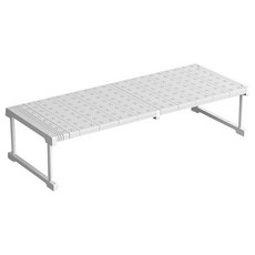 免釘可疊加伸縮層架/衣櫃分層隔板, 長87-108寬42高22cm, 1個