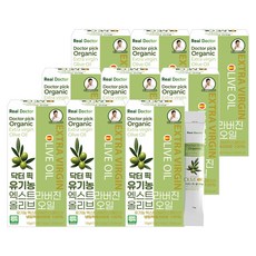 닥터픽 유기농 엑스트라버진 올리브오일 (10g*15포) 순수 냉압착올리브유 스페인산 0.2% 오가닉 폴리페놀 항염 항산화 콜레스테롤 위장보호 다이어트 공복섭취, 9개, 150g